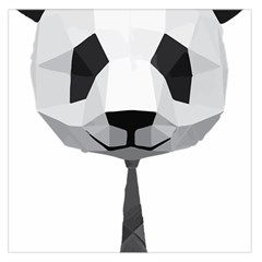 Office Panda T Shirt Large Satin Scarf (Square)