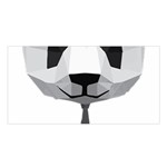 Office Panda T Shirt Satin Shawl Front