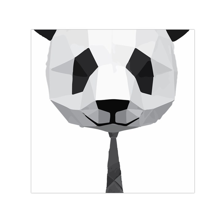 Office Panda T Shirt Small Satin Scarf (Square)