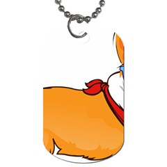 Corgi With Sunglasses And Scarf T Shirt Dog Tag (two Sides) by AmeeaDesign