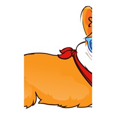 Corgi With Sunglasses And Scarf T Shirt Shower Curtain 48  X 72  (small)  by AmeeaDesign