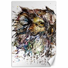 Angry And Colourful Owl T Shirt Canvas 20  X 30   by AmeeaDesign