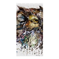 Angry And Colourful Owl T Shirt Shower Curtain 36  X 72  (stall)  by AmeeaDesign