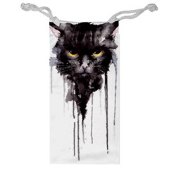 Angry Cat T Shirt Jewelry Bag by AmeeaDesign