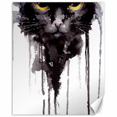 Angry Cat T Shirt Canvas 16  X 20   by AmeeaDesign