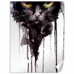 Angry Cat T Shirt Canvas 36  X 48   by AmeeaDesign