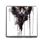 Angry Cat T Shirt Memory Card Reader (Square) Front