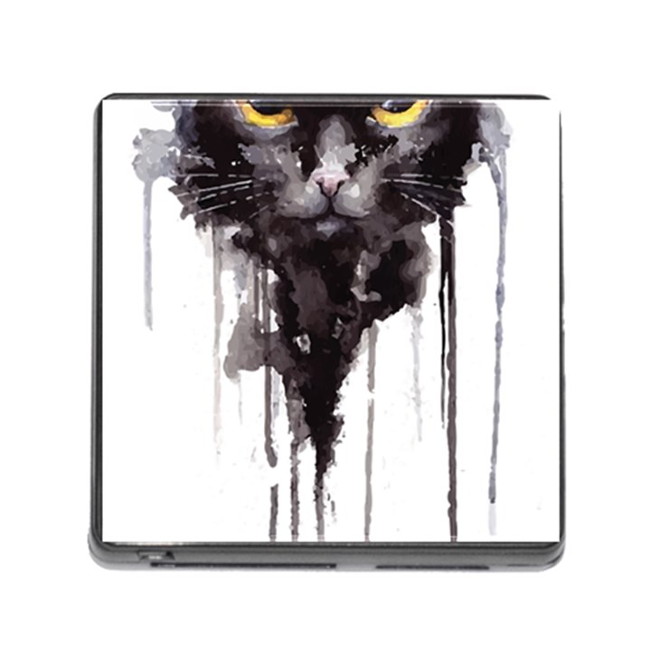 Angry Cat T Shirt Memory Card Reader (Square)