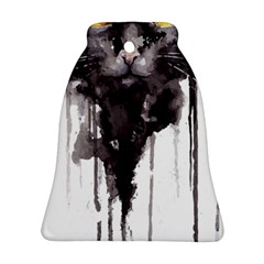 Angry Cat T Shirt Bell Ornament (two Sides)