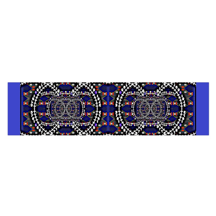 SANSKRIT LINK TIME SPACE  Satin Scarf (Oblong)