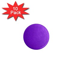 Purple Skin Leather Texture Pattern 1  Mini Magnet (10 Pack) 