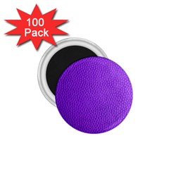 Purple Skin Leather Texture Pattern 1 75  Magnets (100 Pack) 