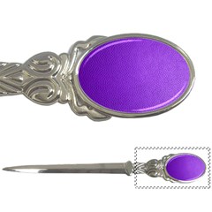 Purple Skin Leather Texture Pattern Letter Openers by paulaoliveiradesign