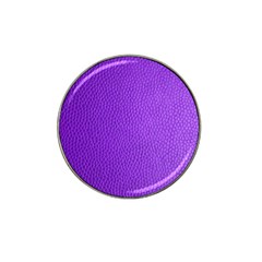 Purple Skin Leather Texture Pattern Hat Clip Ball Marker (4 Pack) by paulaoliveiradesign