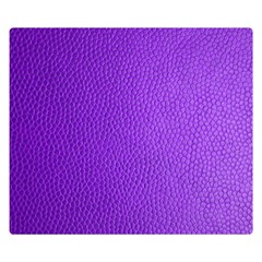 Purple Skin Leather Texture Pattern Double Sided Flano Blanket (small) 