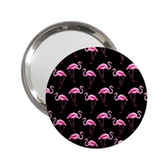 Flamingo Pattern 2 25  Handbag Mirrors by Valentinaart