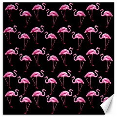 Flamingo Pattern Canvas 16  X 16   by Valentinaart