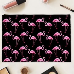 Flamingo Pattern Cosmetic Bag (xxl)  by Valentinaart