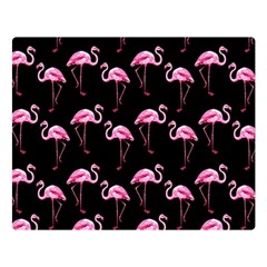 Flamingo Pattern Double Sided Flano Blanket (large)  by Valentinaart