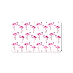 Flamingo Pattern Magnet (name Card) by Valentinaart