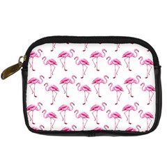 Flamingo Pattern Digital Camera Cases by Valentinaart