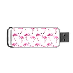 Flamingo Pattern Portable Usb Flash (one Side)