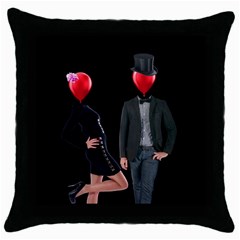 Love Throw Pillow Case (Black)