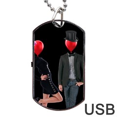 Love Dog Tag USB Flash (Two Sides)