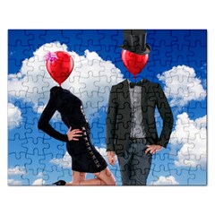 Love Rectangular Jigsaw Puzzl by Valentinaart