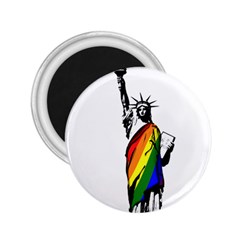 Pride Statue Of Liberty  2 25  Magnets by Valentinaart