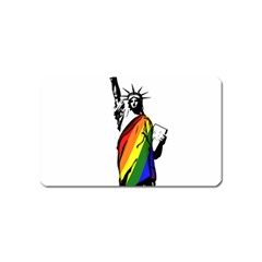 Pride Statue Of Liberty  Magnet (name Card) by Valentinaart