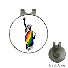 Pride Statue Of Liberty  Hat Clips With Golf Markers by Valentinaart