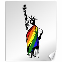 Pride Statue Of Liberty  Canvas 20  X 24   by Valentinaart