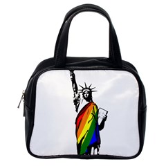 Pride Statue Of Liberty  Classic Handbags (one Side) by Valentinaart