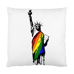 Pride Statue Of Liberty  Standard Cushion Case (two Sides) by Valentinaart