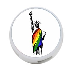 Pride Statue Of Liberty  4-port Usb Hub (one Side) by Valentinaart