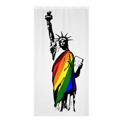 Pride Statue Of Liberty  Shower Curtain 36  X 72  (stall)  by Valentinaart