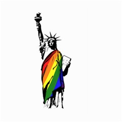 Pride Statue Of Liberty  Large Garden Flag (two Sides) by Valentinaart