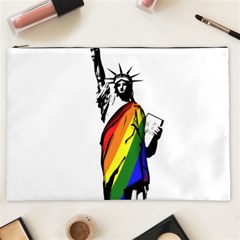 Pride Statue Of Liberty  Cosmetic Bag (xxl)  by Valentinaart