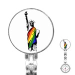 Pride Statue of Liberty  Stainless Steel Nurses Watch Front