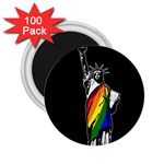 Pride Statue of Liberty  2.25  Magnets (100 pack)  Front