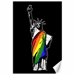 Pride Statue Of Liberty  Canvas 20  X 30   by Valentinaart