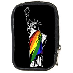 Pride Statue Of Liberty  Compact Camera Cases by Valentinaart