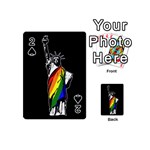 Pride Statue of Liberty  Playing Cards 54 (Mini)  Front - Spade2