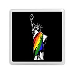 Pride Statue Of Liberty  Memory Card Reader (square)  by Valentinaart