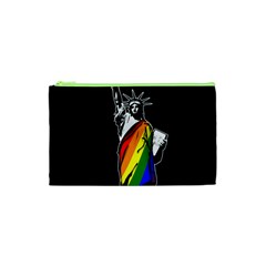 Pride Statue Of Liberty  Cosmetic Bag (xs) by Valentinaart