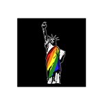 Pride Statue of Liberty  Satin Bandana Scarf Front