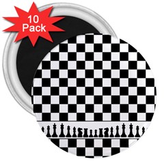 Chess  3  Magnets (10 pack) 