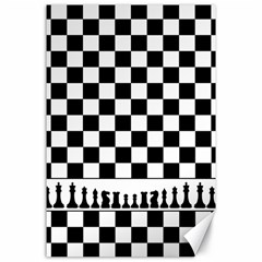 Chess  Canvas 24  X 36  by Valentinaart