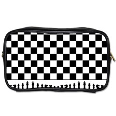 Chess  Toiletries Bags by Valentinaart